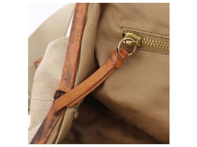 Miu Miu Bamboo Hand Bag Cotton 2way Beige Gold - vista 27