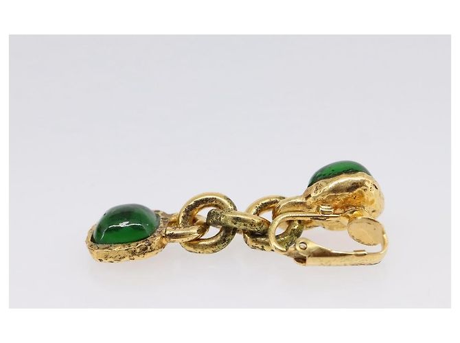 CHANEL Earring metal Gold Tone CC - vista 11