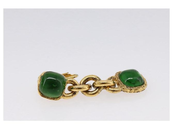 CHANEL Earring metal Gold Tone CC - vista 12