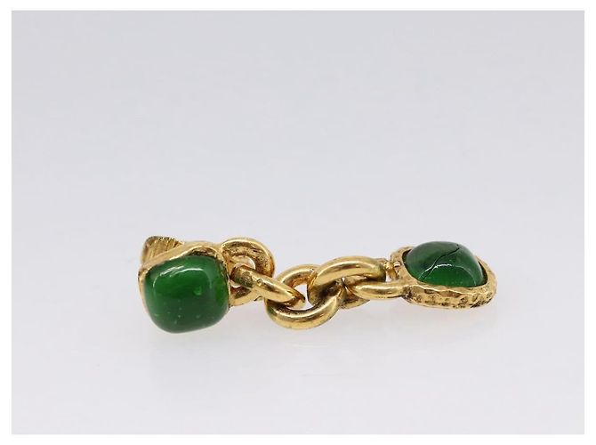CHANEL Earring metal Gold Tone CC - vista 5