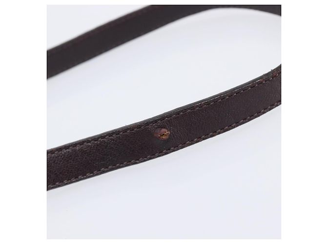PRADA Shoulder Bag Leather Brown Gold - vista 7