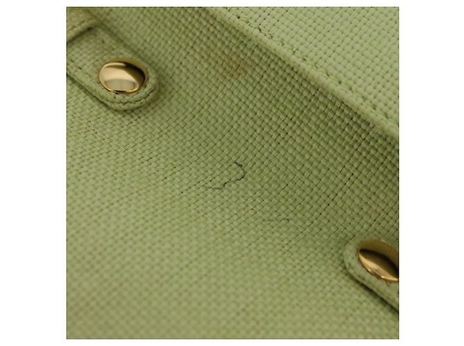 Céline CELINE Star Ball Shoulder Bag Raffia Green Gold - vista 10