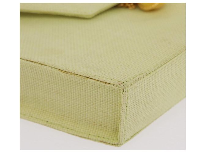 Céline CELINE Star Ball Shoulder Bag Raffia Green Gold - vista 15