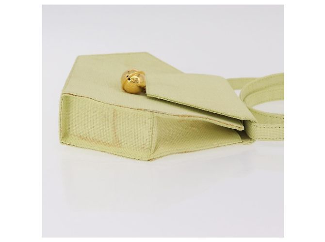 Céline CELINE Star Ball Shoulder Bag Raffia Green Gold - vista 3