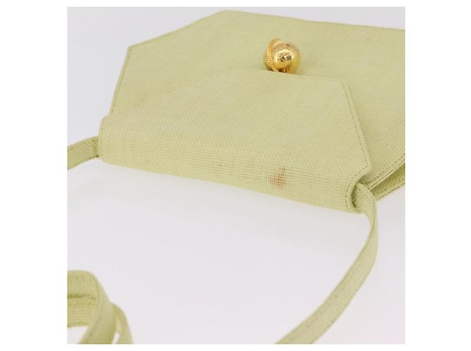 Céline CELINE Star Ball Shoulder Bag Raffia Green Gold - vista 7
