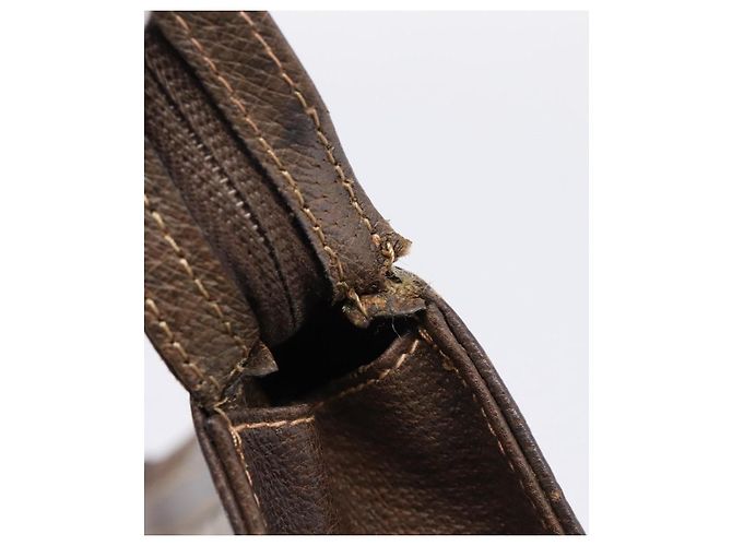 GUCCI GG Supreme Clutch Bag PVC Beige - Ansicht 10
