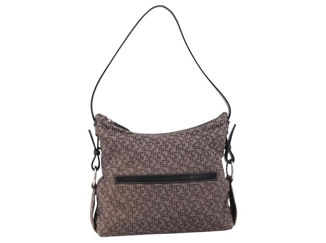 LOEWE Shoulder Bag Canvas Gray Silver - vista 13