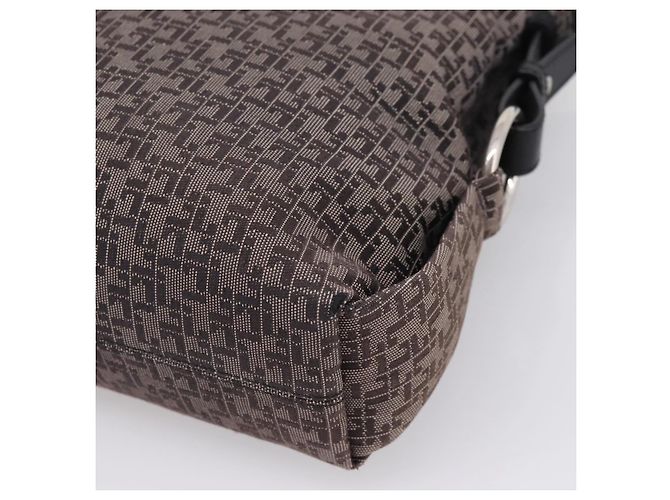LOEWE Shoulder Bag Canvas Gray Silver - vista 15