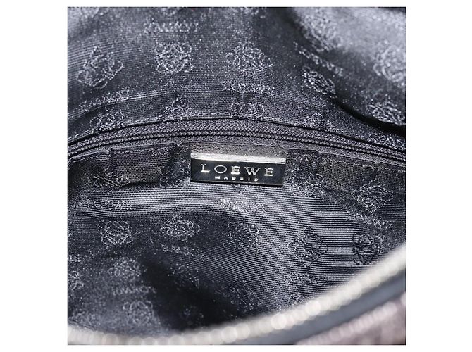 LOEWE Shoulder Bag Canvas Gray Silver - vista 18