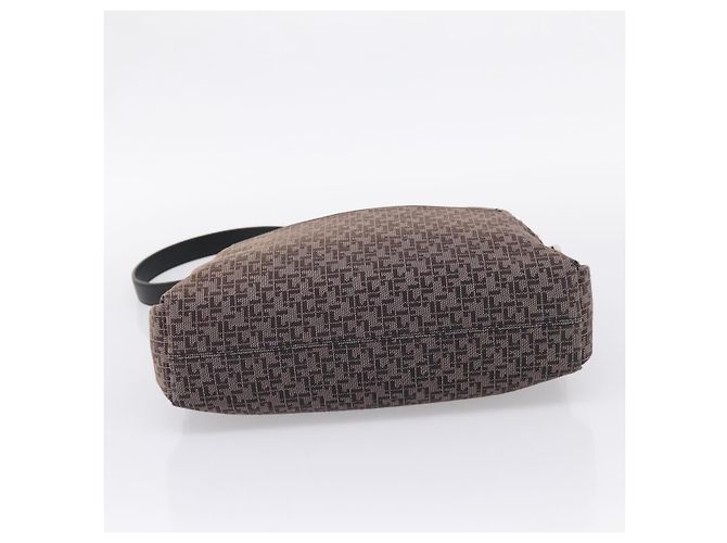 LOEWE Shoulder Bag Canvas Gray Silver - vista 5