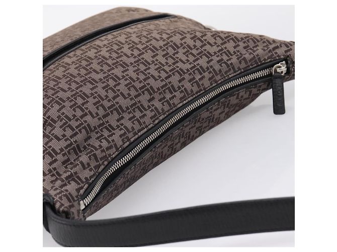 LOEWE Shoulder Bag Canvas Gray Silver - vista 6