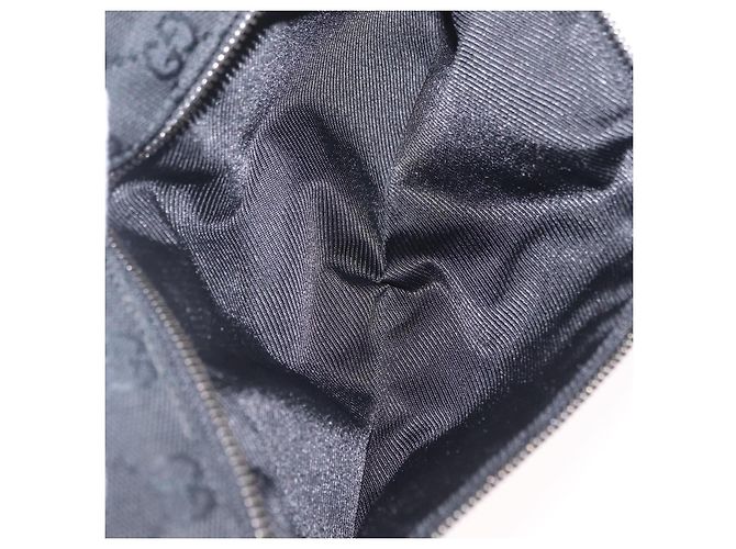 GUCCI GG Canvas Waist Bag Black Silver 28566 - vista 11