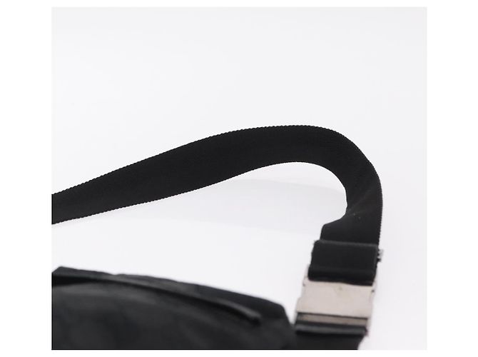 GUCCI GG Canvas Waist Bag Black Silver 28566 - vista 14
