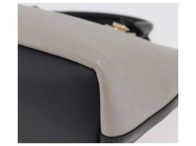 Chloé Chloe Bailey Hand Bag Leather 2way Gray Gold - vista 16