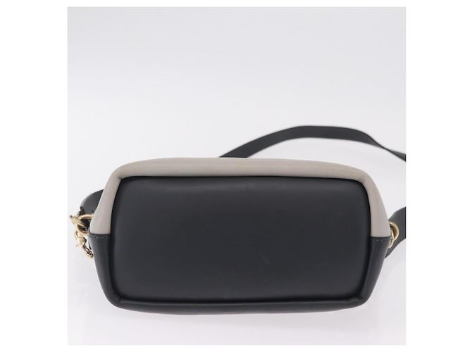 Chloé Chloe Bailey Hand Bag Leather 2way Gray Gold - vista 5
