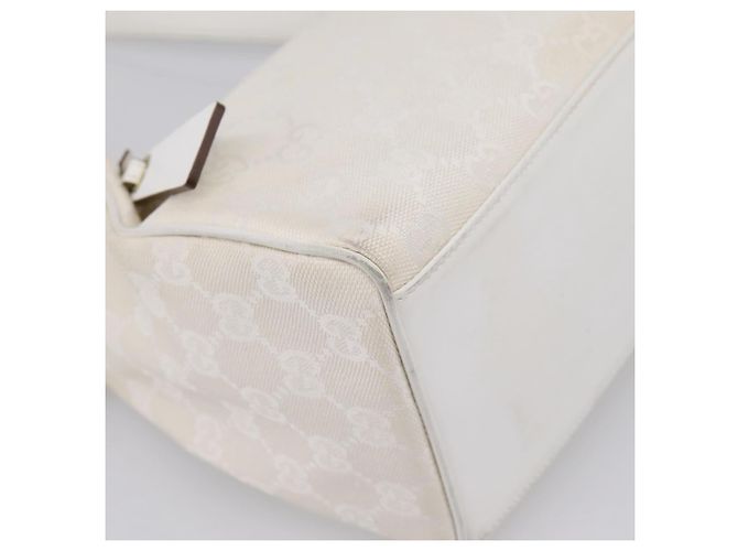 GUCCI Shoulder Bag GG Canvas White Gold 92699 - vista 15