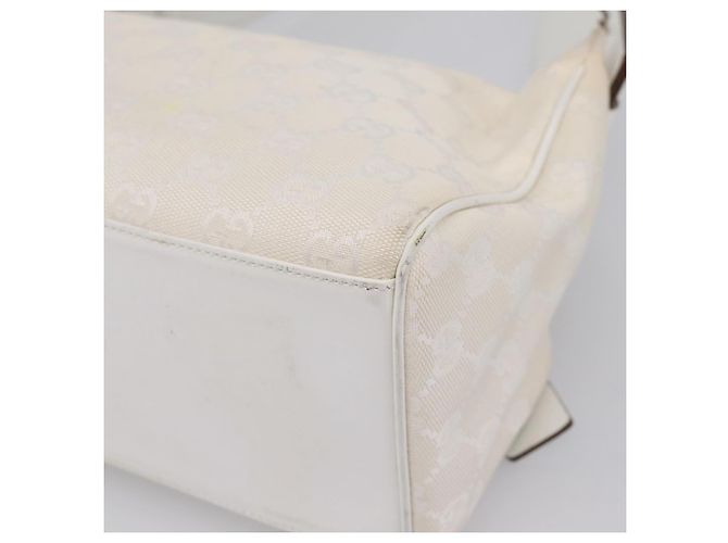 GUCCI Shoulder Bag GG Canvas White Gold 92699 - vista 16