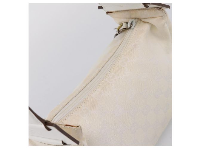 GUCCI Shoulder Bag GG Canvas White Gold 92699 - vista 6