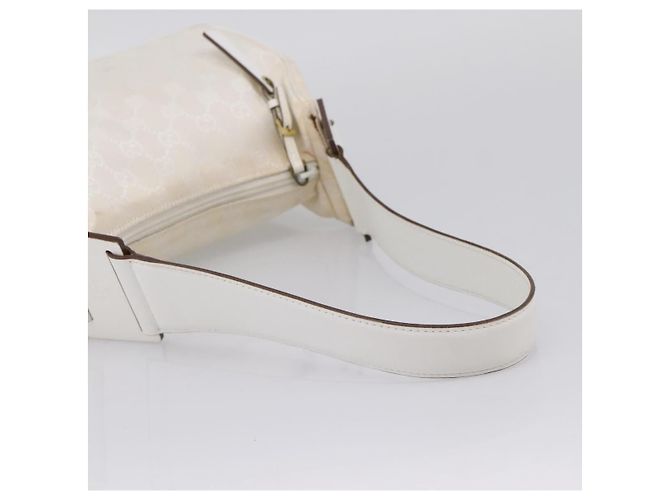 GUCCI Shoulder Bag GG Canvas White Gold 92699 - vista 7
