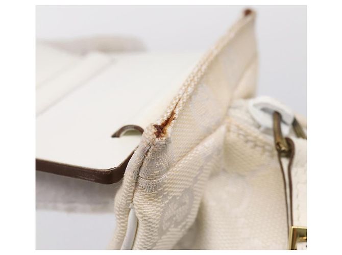 GUCCI Shoulder Bag GG Canvas White Gold 92699 - vista 9