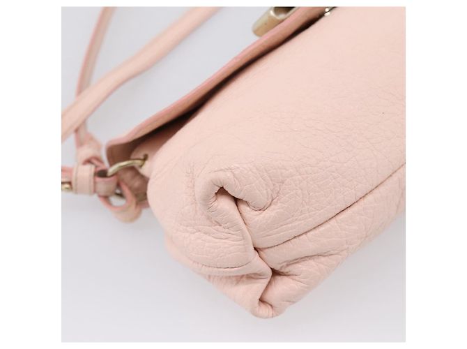 Chloé Chloe Lily Shoulder Bag Leather 2way Pink Gold - vista 16