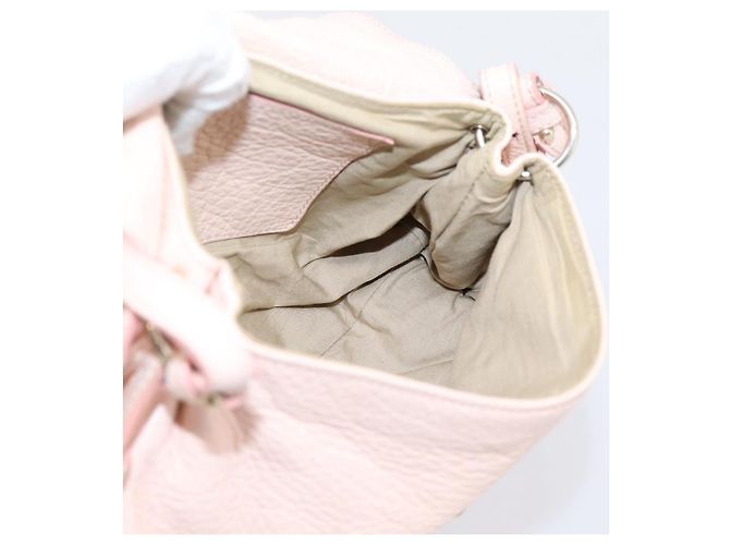 Chloé Chloe Lily Shoulder Bag Leather 2way Pink Gold - vista 20