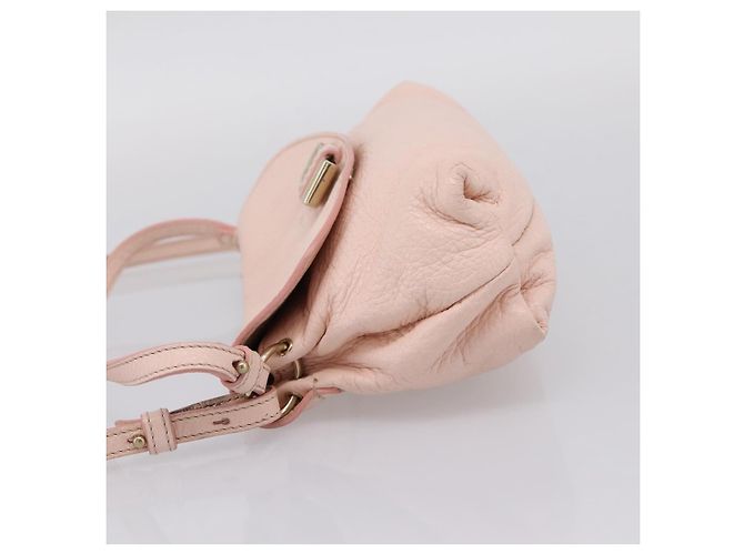 Chloé Chloe Lily Shoulder Bag Leather 2way Pink Gold - vista 3