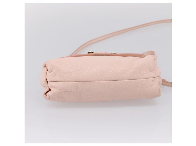 Chloé Chloe Lily Shoulder Bag Leather 2way Pink Gold - vista 5