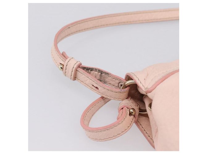 Chloé Chloe Lily Shoulder Bag Leather 2way Pink Gold - vista 9