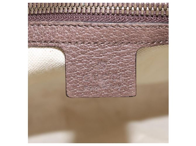 GUCCI GG Supreme Web Sherry Line Bag PVC Beige Gold 547926 - vista 24