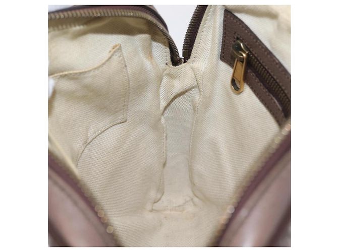 GUCCI GG Supreme Web Sherry Line Bag PVC Beige Gold 547926 - vista 26
