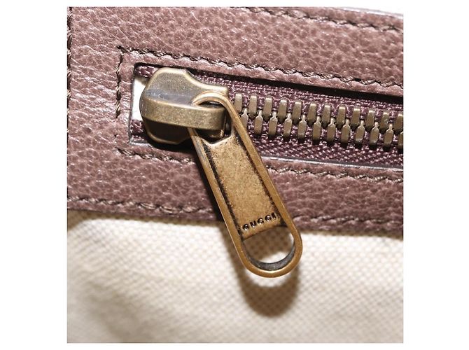 GUCCI GG Supreme Web Sherry Line Bag PVC Beige Gold 547926 - vista 27