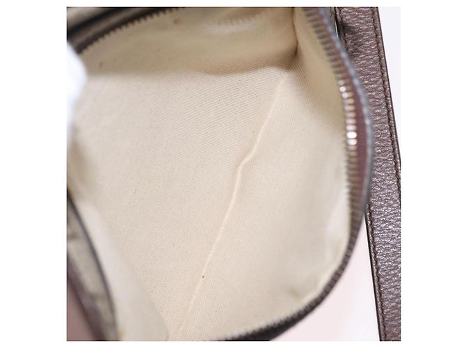 GUCCI GG Supreme Web Sherry Line Bag PVC Beige Gold 547926 - vista 29