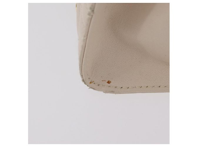 Christian Dior Canage Shoulder Bag Lamb Skin Beige Gold Tone - vista 5