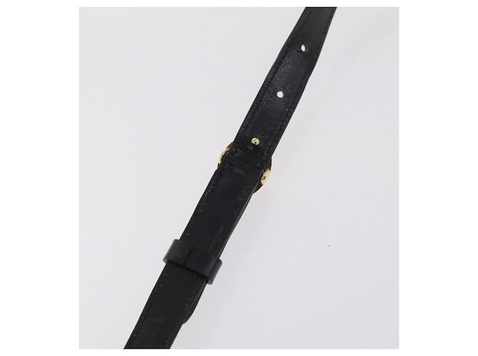 Christian Dior Canage Shoulder Bag Nylon Black Gold Tone - vista 15
