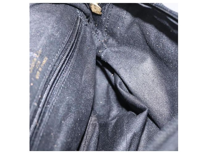 Christian Dior Canage Shoulder Bag Nylon Black Gold Tone - vista 20