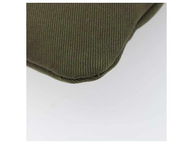 Autre Marque Saint Laurent Kahala Shoulder Bag Canvas Khaki Silver - vista 16