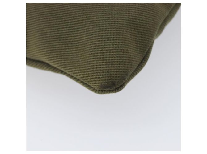 Autre Marque Saint Laurent Kahala Shoulder Bag Canvas Khaki Silver - vista 17