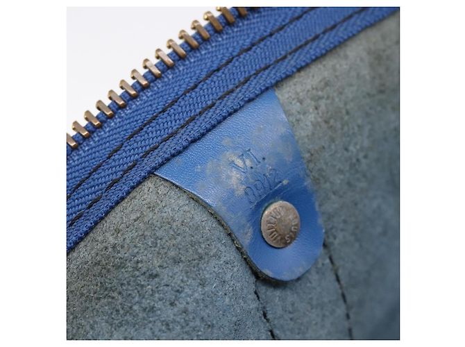 LOUIS VUITTON Epi Keepall 60 Boston Bag Blue M42945 LV - vista 12
