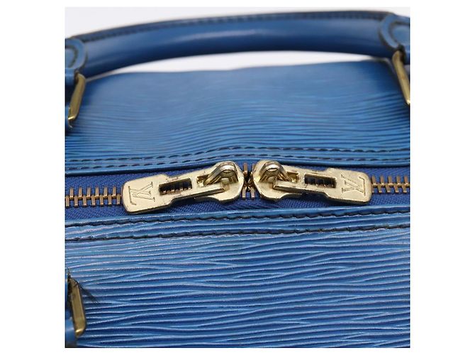 LOUIS VUITTON Epi Keepall 60 Boston Bag Blue M42945 LV - vista 18