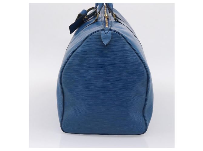 LOUIS VUITTON Epi Keepall 60 Boston Bag Blue M42945 LV - vista 4