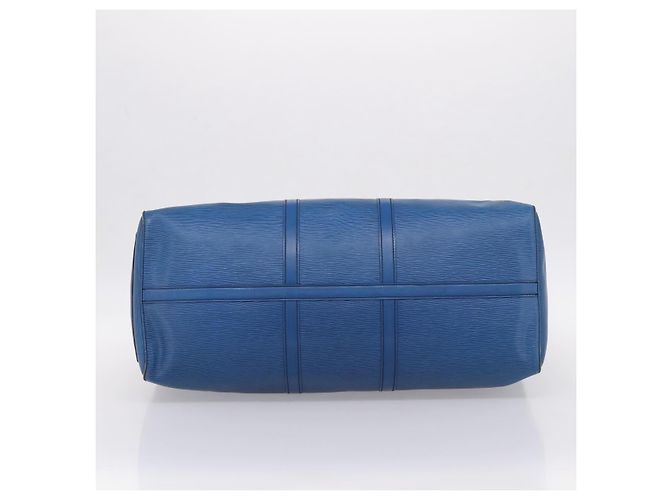 LOUIS VUITTON Epi Keepall 60 Boston Bag Blue M42945 LV - vista 5