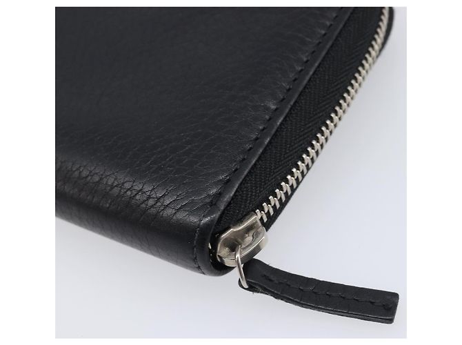 GUCCI Interlocking Web Sherry Line Wallet Leather Black 308796 - vista 10