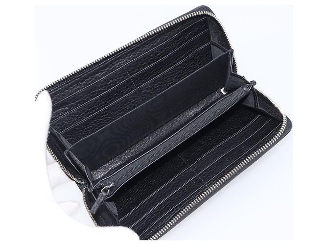 GUCCI Interlocking Web Sherry Line Wallet Leather Black 308796 - vista 14