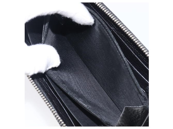 GUCCI Interlocking Web Sherry Line Wallet Leather Black 308796 - vista 19