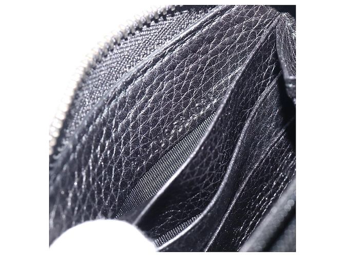 GUCCI Interlocking Web Sherry Line Wallet Leather Black 308796 - vista 21