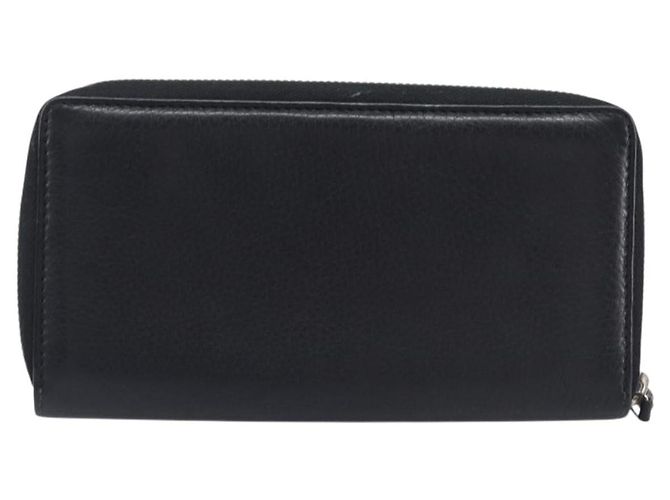 GUCCI Interlocking Web Sherry Line Wallet Leather Black 308796 - vista 3