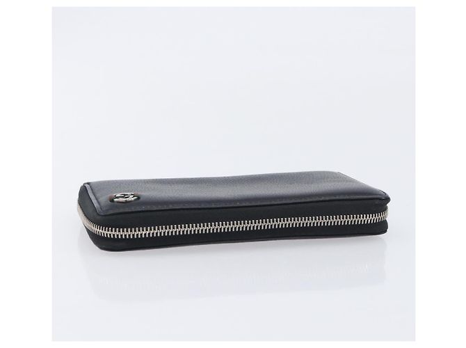 GUCCI Interlocking Web Sherry Line Wallet Leather Black 308796 - vista 6