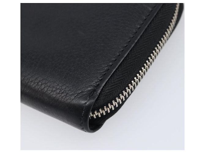 GUCCI Interlocking Web Sherry Line Wallet Leather Black 308796 - vista 8