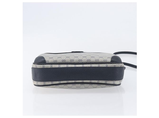 GUCCI Micro GG Supreme Shoulder Bag PVC Navy Gold 007 084 0423 - vista 10